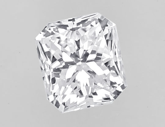 Foto 2 - Diamant 0,35ct IGI Top Wesselton F Cornered Rectangular, D6442