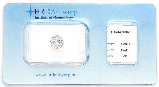 Foto 1 - Diamant 1,00ct Brillant HRD River Hochfeines Weiss VS1, D6581