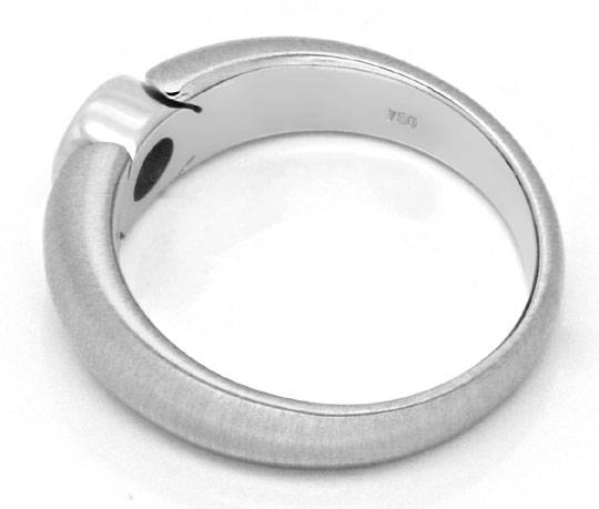 Foto 3 - Brillant-Solitär Ring, massiv 18K Weißgold, S3013